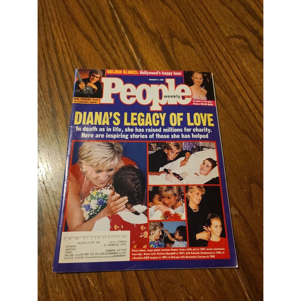 People Weekly Diana’s Legacy Of Love February 2, 1998